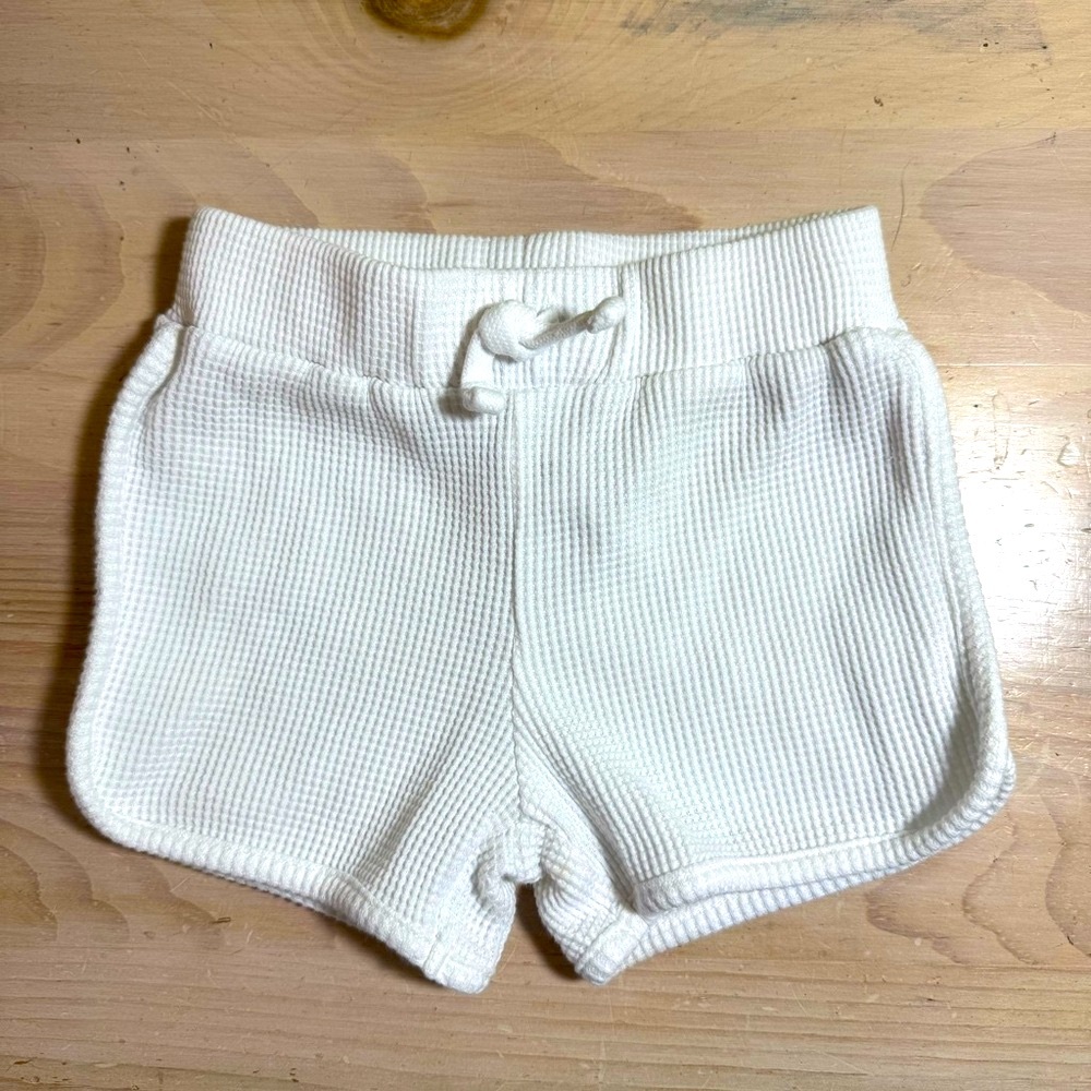 Carter's White Textured Shorts